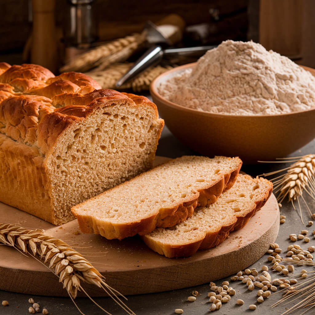 HARD WHITE WHEAT FLOUR NUTRITION FACTS visual data 4
